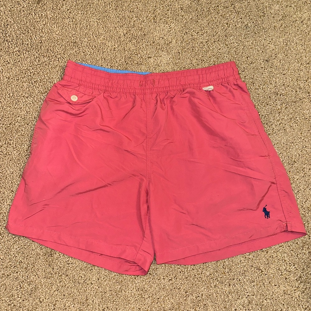 Polo by Ralph Lauren Red Swim Shorts
